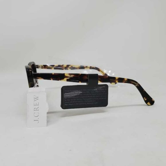 New women\'s J crew Oversized square sunglasses in Tort Olive main image 5